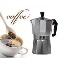 ราคา Mocha Pot หม้อต้มกาแฟสดแบบหม้อแรงดันน้ำ ขนาด 3 cup สีดำ (1939066665)