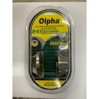 ราคา OLPHA HEAVY DUTY DEAD BOLT LOCK D-61 D-261AC (41529642320)