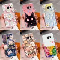 ราคา ปลอกสําหรับ Samsung Galaxy S7 Edge Case ซิลิโคนนุ่ม Anti Slip ป้องกันการ์ตูนสร้างสรรค์รูปแบบสําหรับ SamsungS7 EDGE กันชน Capa (42418359261)