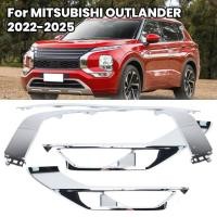 ราคา For Mitsubishi outlander 2022-2024 Front Fog Lights Headlights Cover Head Lamp Racing Grille Sticke (52706135818)