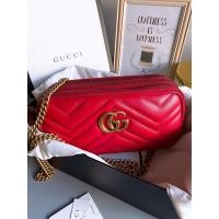 ราคา สินค้าพร้อมส่ง ลดจุกๆๆ NewGucci GG Marmont Mini Chain Bag ซิปบน 3 ช่องแยกกัน ใส่ iPhone Plus ได้ (4092696274)