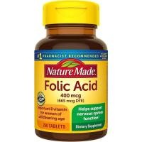 ราคา Nature Made Folic Acid 400 mcg เม็ด 250 เม็ด (50414522726)
