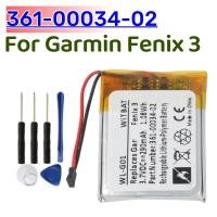 ราคา 361-00034-02 เปลี่ยนนาฬิกาแบตเตอรี่ใหม่สําหรับ Garmin Fenix 3 Fenix3 F3 HR GPS กีฬานาฬิกา 290mAh + เครื่องมือฟรี (55762481746)