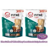 ราคา FITNE' Coffee ฟิตเน่ คอฟฟี่ สูตรผสมสารสกัดจากถั่วขาว ขนาด 20 ซอง [2 ถุง] BB 6303 (28057244028)
