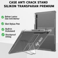 ราคา Samsung Tab S10 Fe / Tab S10 Fe Plus / Tab S9 Fe / Tab S9 / Tab S8 / Tab s7 / Tab S6 Lite / Silicone Case Anti Crack Stand With Pen Slot Soft Case Standing Casing Bening (44901159392)