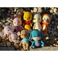 ราคา ตุ๊กตาถักโครเชต์หมีพูห์และผองเพื่อน (Winnie the pooh) ตุ๊กตาถัก งานฝีมือ (18674078597)