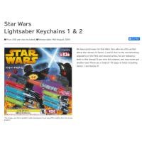 ราคา Gachapon Star Wars Lightsaber Keychains Year 2005 - กาชาปอง พวงกุญแจดาบไลท์เซเบอร์ สตาร์ วอร์ส (57405404695)