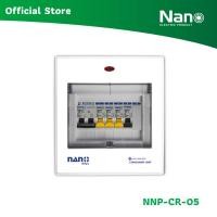 ราคา NANO ตู้คอนซูมเมอร์ยูนิต เมน + 5ช่อง (พร้อม RCBO + ลูกย่อย 4 ลูก) รุ่น NNP-CR-05 (1223073618)