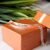 ราคา สร้อยข้อมือเงินแท้ หน้าเลสยาว แบบเล็ก สายสร้อยเงินแท้แบบเลสแบนแข็งแรง ผิวเงาสวยงาม (BH20) (11671663276)
