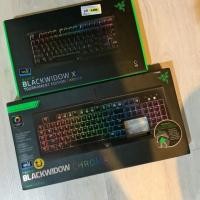 ราคา คีย์บอร์ดมาโคร เกมมิ่ง razer blackwidow chroma mechanical gaming keyboard มือสอง (2586452713)