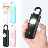 ราคา PUREHAIRBEAUTY พวงกุญแจไฟฉาย LED ฉุกเฉิน, 130dB ABS Personal Alarm พวงกุญแจนิรภัย, พวงกุญแจแบบพกพาปลุก Panic Security สัญญาณเตือนภัยไซเรน (44482745345)