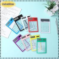 ราคา เบบี๋ จูบ เครื่องคิดเลขขนาดเล็ก, เครื่องคิดเลขวิทยาศาสตร์แสดงผล 8 หลักบางเฉียบ, เครื่องคิดเลขนักเรียนหน้าจอสัมผัสขนาดเล็กโปร่งใสแบบพกพาส (49913652059)