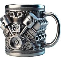 ราคา V8 ถ้วยกาแฟเครื่องยนต์, แก้วเบียร์เครื่องยนต์สร้างสรรค์ V8, ของขวัญสําหรับคนรักรถและแฟนแข่ง. ตกแต่งห้องนั่งเล่น, Ru (49614776189)