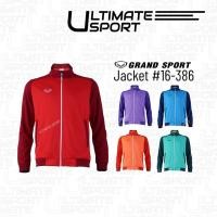 ราคา Grand sport เสื้อวอร์มแกรนด์สปอร์ต Jacket ปี 2023/2024 รหัส 16-386 (016386) สีแดง เลือดหมู ฟ้า เขียว ม่วง ส้ม (17698566428)