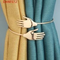 ราคา DANESTZ Curtain Holdback, Hook ผ้าม่านตกแต่งสําหรับงานหนัก, บุคลิกภาพ Creative U-Shaped Design Hand Shaped Curtain Holder ห้องนอนใช้ (49564268707)
