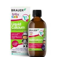 ราคา 2024Brauer Baby & Kids Liquid Calcium With Magnesium & Zinc 200ml แคลเซียม แมกนีเซียม และ สังกะสี (4883338038)