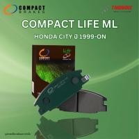ราคา COMPACT LIFE ML ผ้าเบรคหน้า-หลัง ก้ามเบรค ดิสเบรค HONDA CITY ปี 1999-ON ผ้าเบรก ฮอนด้า ซิตี้ (46451731808)