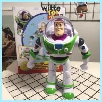 ราคา WITTE ของเล่นโมเดล Buzz Lightyear, Toy Story With Wings Buzz Lightyear Action Figure ของเล่น, น่ารักแสงและเสียงหุ่นยนต์เดินไฟฟ้าของขวัญวันเกิด (40931345664)