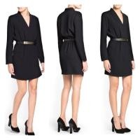 ราคา MNG : Black Wrap Dress (1040847377)