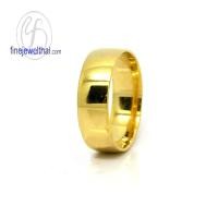 ราคา Finejewelthai-แหวนเกลี้ยง-แหวนเงินแท้-ชุบทอง-แหวนหมั้น-แหวนแต่งงาน-Silver-Ring-R116900_g (2259673612)
