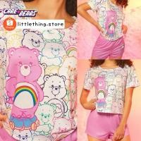 ราคา Care Bears แท้ ชุดนอน เสื้อ+กางเกง แคร์แบร์ การ์ตูน หมี พร้อมส่ง✨ (18570857055)