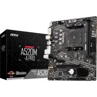 ราคา MSI MAINBOARD A520M-A PRO AM4 Support 3rd AMD Ryzen 4000 เมนบอร์ด A520 M (7457656006)