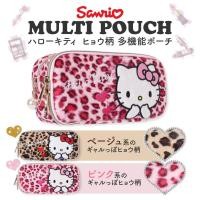 ราคา ญี่ปุ่นน่ารัก สวัสดี คิตตี้ เสือดาวพิมพ์ปักตุ๊กตามัลติฟังก์ชั่กระเป๋าเครื่องสําอางกรณีดินสอถุงเก็บเครื่องเขียนกระเป๋า (54858175505)