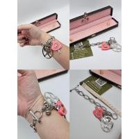 ราคา Used in good condition️ Juicy couture bracelet สร้อยข้อมือ 15-16 cm มือ2 สภาพดีมาก ของแท้ พร้อมส่ง (46958326584)