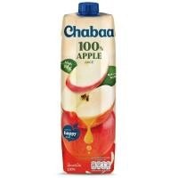 ราคา ชบาน้ำแอปเปิ้ล100เปอร์เซ็นต์ 1000มล. Chabaa Apple Juice 100percent 1000ml. [หมายเลขบาร์โค้ด 8854761020010 ] (44752401747)