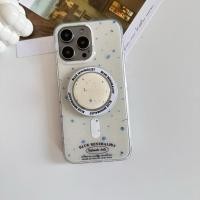 ราคา เคส สำหรับ ไอโฟน สินค้าพร้อมส่งจากไทย สำหรับIphone12-15pm เคสหินอ่อนจุดฟ้าแม่เหล็กTPU-S1357 (29854872729)