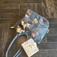 ราคา Cute Printing Canvas Tote Bag กระเป๋าสะพาย กระเป๋าถือลายสดใส สไตล์เกาหลี 2026 (57963046996)
