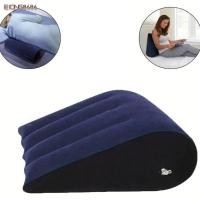 ราคา EIONG8686FT หมอนซิลิโคน, PVC Flocking Inflatable Magic Cushion, ของขวัญสีฟ้า + สีดําสามเหลี่ยมกระบอก Wedge Soft สามเหลี่ยม Pad Home (47363850155)