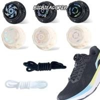 ราคา BIGBIEGOP2B 1 คู่คริสตัลหมุนหัวเข็มขัด Laces รองเท้าผ้าใบ,เชือกหนาไม่มีผูกเชือกอัตโนมัติ,พอดี 4 มม.รอบเชือกผูกรองเท้าขี้เกียจไม่มีผูกรองเท้า laces ผู้ใหญ่เด็ก (50960153783)