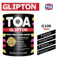 ราคา TOA Glipton สีน้ำมันเคลือบเงาเหล็กและไม้ G-100 สีขาว 1/4 GL. (883963237)