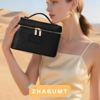 ราคา ZHAGUMT366KB กระเป๋าแต่งหน้า, กระเป๋าแป้งความจุขนาดใหญ่กันน้ํา, หนัง PU แบบถอดได้ Divider ทรงสี่เหลี่ยมกระเป๋าเก็บกล้องสําหรับผู้หญิงและผู้ชาย (57864868314)