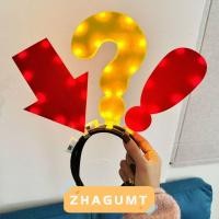 ราคา ZHAGUMT366KB ที่คาดผมไฟลูกศรพร้อมไฟ LED ที่คาดผม LED น้ําหนักเบาตลกออกแบบเฉพาะ Arrow Shape Glow Hair Hoop เครื่องแต่งกาย Party (57064868298)