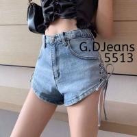 ราคา #5513กางเกงยีนส์ขาสั้นผ้ายืดมี2สีเล่นเก๋ผูกเชือกด้านข้างน่ารักมากกใส่ได้ทุกแนวผ้าดีใส่สบายเหมาะกับอากาศร้อนๆที่สุดจร้า (7740593374)