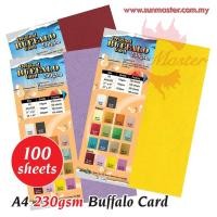 ราคา A4 230gsm Buffalo Card - ปกหนังสือการ์ดแฟนซีสีพิเศษ (28329518903)