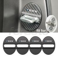 ราคา [ส่งไว มีCOD] BMW/บีเอ็มดับเบิลย ฝาครอบล็อคสลักประตูรถ,4/2/1ชิ้นคาร์บอนไฟเบรการดูดซึมช็อกรถสลักประตูฝาครอบป้องกัน,ลดเสียงรบกวนล็อคยานยนต์ป้องกัน,สากลสําหรับรถกระบะ รถเอสยูวี รถบ้าน (สีดํา) (4731185302