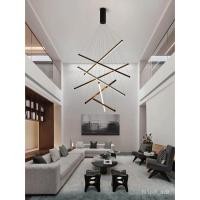 ราคา Nordic Light Luxury Living Room Chandelier Minimalist Restaurant Designer High Hollow Stair Light Simple Modern Dining R (18173217524)
