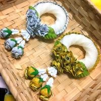 ราคา พรีออเดอร์พวงมาลัยวันพ่อ พวงมาลัยข้อมือ พวงมาลัยริบบิ้น (1793627314)