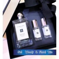ราคา Set Jo Malone Woody & Floral Trio Cologne ( Wood Sage 100 ml + Eng Pear 9 ml + Peony 9 ml ) ป้ายคิงพาวเวอร์ (24461854808)