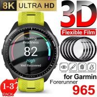 ราคา 3PCS สมาร์ทนาฬิกาป้องกันหน้าจอสําหรับ Garmin Forerunner 965 955 945 45S 265S 255M 255 245M 245 165 158 170 HD Soft Hydrogel ฟิล์มสีดําขอบนุ่มแก้วป้องกันฟิล์ม (47462763130)