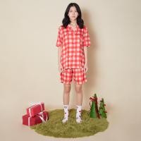ราคา PAUL FRANK ชุดนอนกางเกงขาสั้น SLEEPY SQUARES IN RUBY SHORTS SET (42574099158)