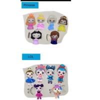 ราคา แม่พิมพ์ซิลิโคน Princess เจ้าหญิง การ์ตูน LOL ฟองดอง Fondant พิมพ์วุ้น พิมพ์ขนม พิมพ์เค้ก น่ารักสุดๆ (23520289608)