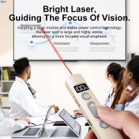 ราคา WELLNESSHAVEN Laser Pointer Clicker, 2.4GHz Meeting Wireless Flip Pen Clicker, Remote Presentation Portable Remote Controller Laser Pointer Presenter (57813909307)