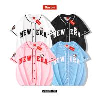 ราคา เสื้อแฟชั่น เสื้อกีฬาเบสบอล new collection NEW ERA มีกระดุมจริง (50013894530)