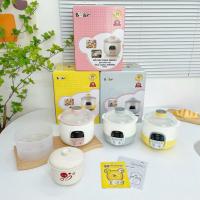 ราคา หม้อโจ๊กเด็กหม้อโจ๊กหมีความจุ 0.8ล สตูว์หม้อหุงช้าหม้อนึ่งน้ํา (46811658263)