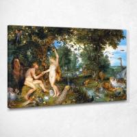 ราคา The Garden Of Eden With The Fall Of Man Peter Paul Rubens, ppr240 ภาพพิมพ์บนผ้าใบแคนวาส (25694526188)