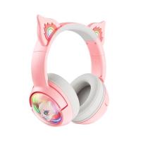 ราคา หูฟังเกมมิ่ง Onikuma Gaming Headset Mew B5 RGB Cat Ear Bluetooth 5.0 (22482457303)